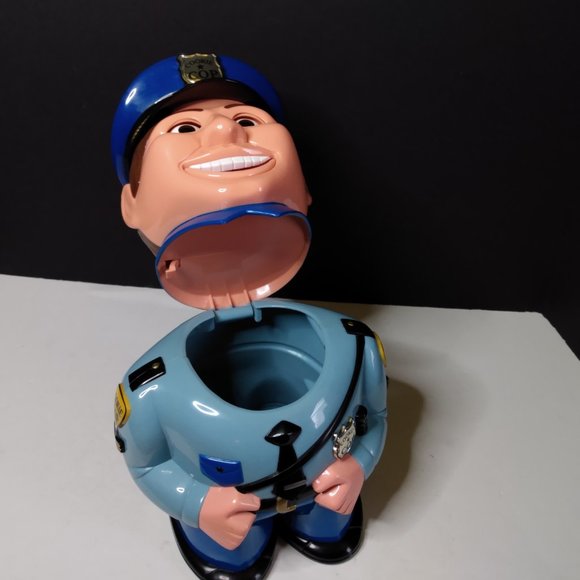 The Original Cookie Cop Police Officer Talking Cookie Jar Vintage 2001 - Picture 8 of 10